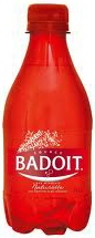 Badoit Rouge (eau minérale gazeuse en bouteille)