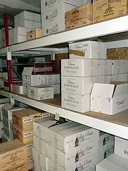 Exemple de stock pour cave à vin