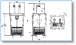 Schéma et dimensions tireuse Nomade