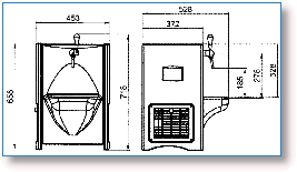 Schéma et dimensions tireuse Piccolo