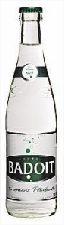 Badoit (eau minérale gazeuse en bouteille, verre consigné)
