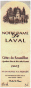 Vignerons des Côtes-d'Agly – Notre-Dame de Laval – AOP Côtes-du-Roussillon (rouge)